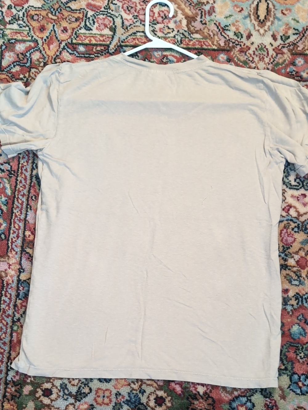 Jungmaven Short Sleeve Crew Tee in Light Beige - Picture 5 of 5